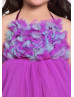 Halter Neck Tulle High Low Stunning Flower Girl Dress